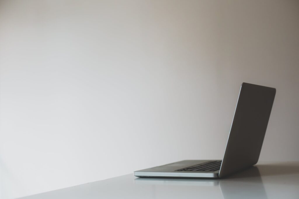 A clean, modern workstation